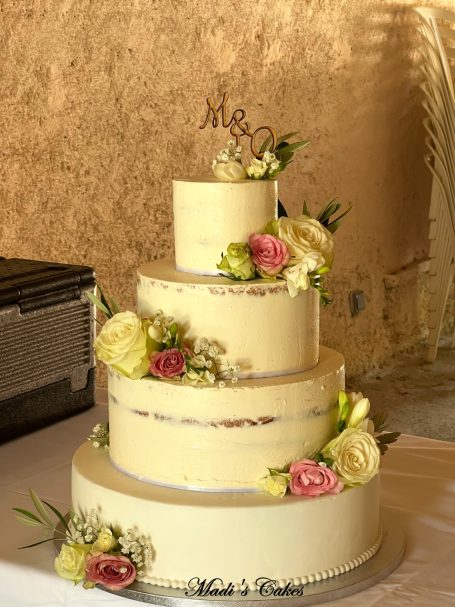 Wedding cake - Gâteau de mariage Champêtre 