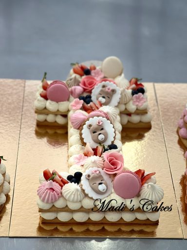 Letter Cakes "Petit nounours"