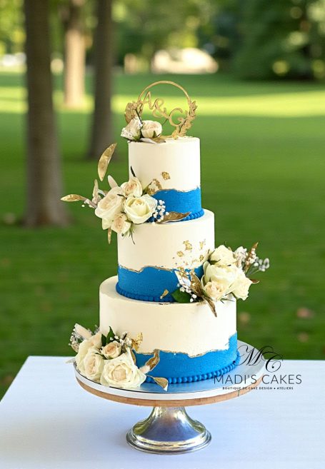 Un wedding cake vibrant et élégant à Mirepoix